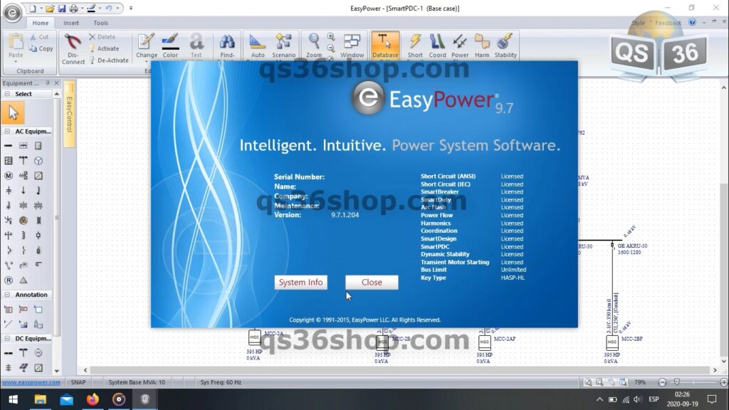 EasyPower 9.7 Full QS36 Shop