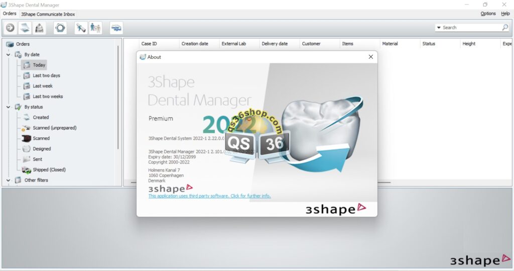 3Shape Dental System 2022 Full QS36 Shop