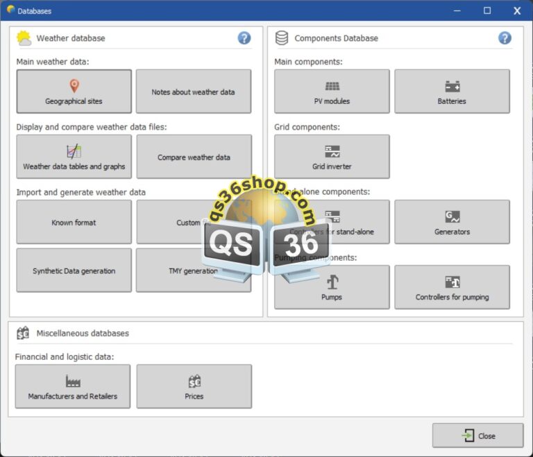 PVsyst 7.4.8 Full – QS36 Shop