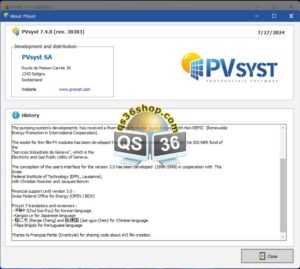 PVsyst 7.4.8 Full – QS36 Shop